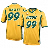 North Dakota State Bison 99 Nate Tanguay Gold College Football Jersey Dzhi,baseball caps,new era cap wholesale,wholesale hats